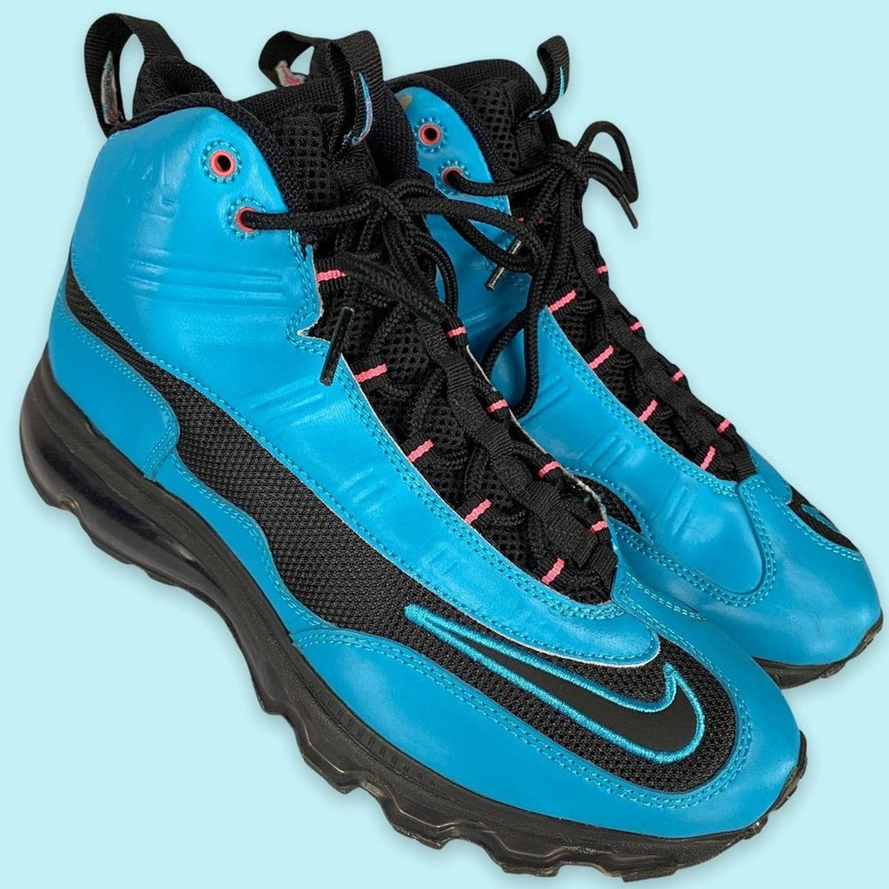 Nike Air Max Jr Sz 7Y Griffey "Home Run Derby" Baseball High Athletic Shoes 2012